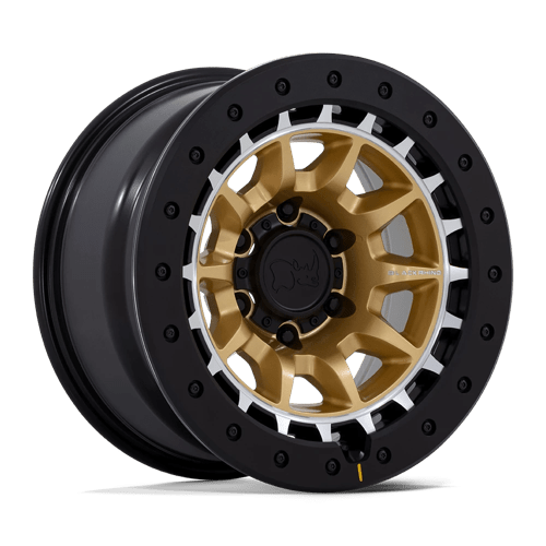 Black Rhino Hard Alloys BR016 TUSK MATTE GOLD W/ MACHINED RING