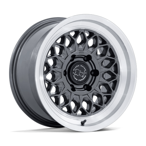 Black Rhino Hard Alloys BR034 GRAZ GLOSS GUNMETAL W/ MACHINED LIP