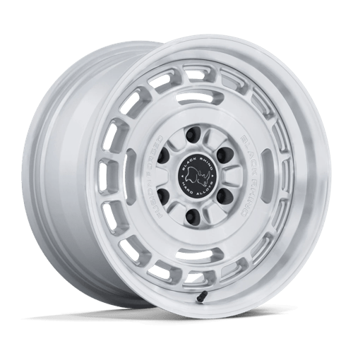 Black Rhino Hard Alloys BR600 VAGABOND GLOSS SILVER W/ MACHINED FACE
