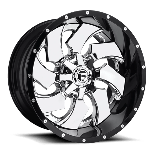 Fuel 2PC D240 CLEAVER CHROME W/ GLOSS BLACK LIP