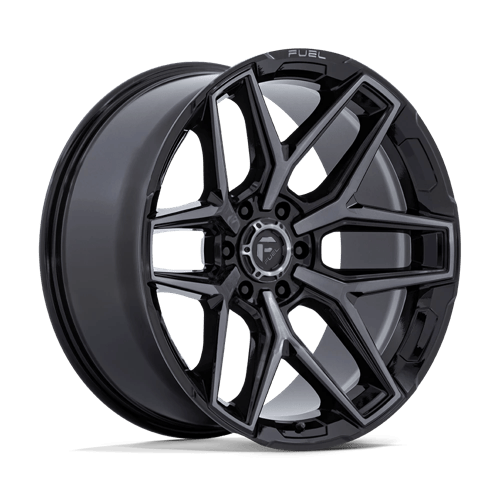 Fuel 1PC FLUX GLOSS BLACK BRUSHED FACE W/ GRAY TINT