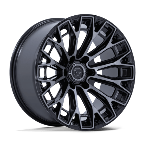 Fuel 1PC FC882 TRAX GLOSS BLACK W/ MACHINED DARK TINT FACE