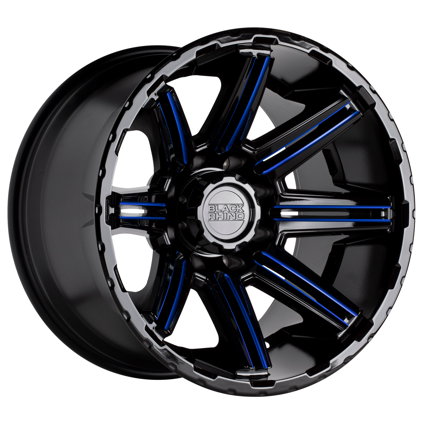 Black Rhino Hard Alloys RAMPAGE GLOSS BLACK W/ RED LIP