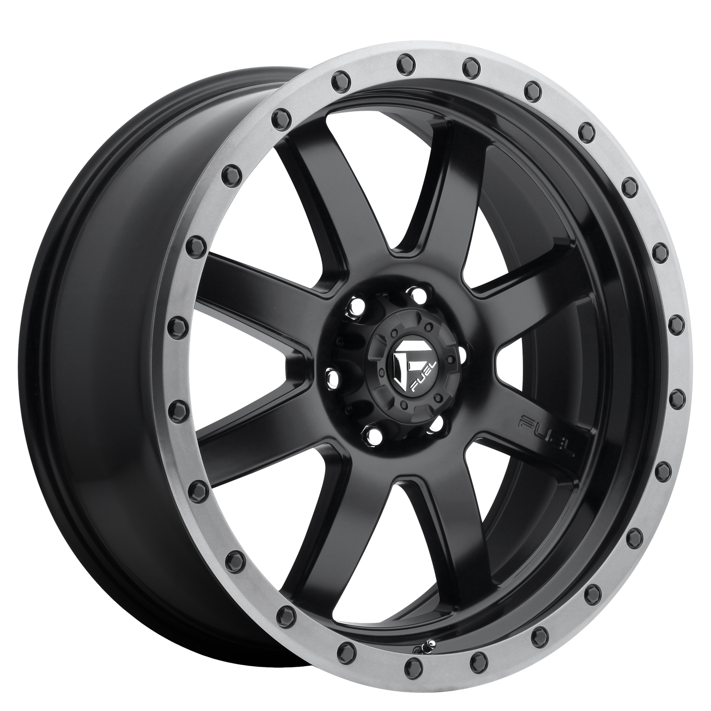 Fuel 1PC D551 TROPHY MATTE BLACK GUNMETAL RING
