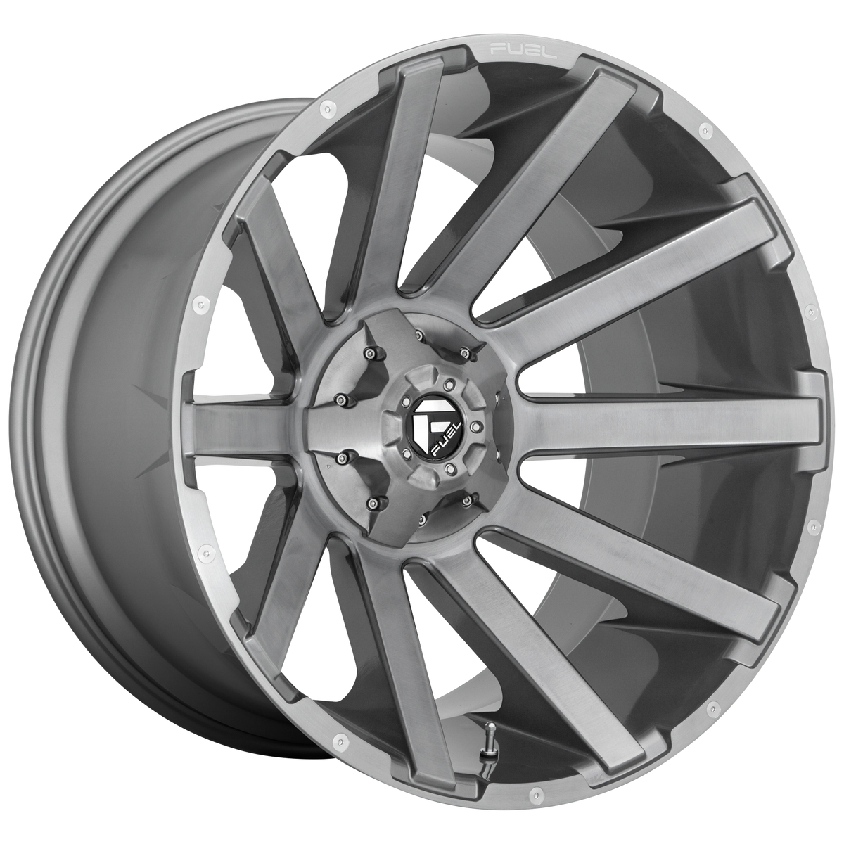 Fuel 1PC D714 CONTRA PLATINUM BRUSHED GUNMETAL