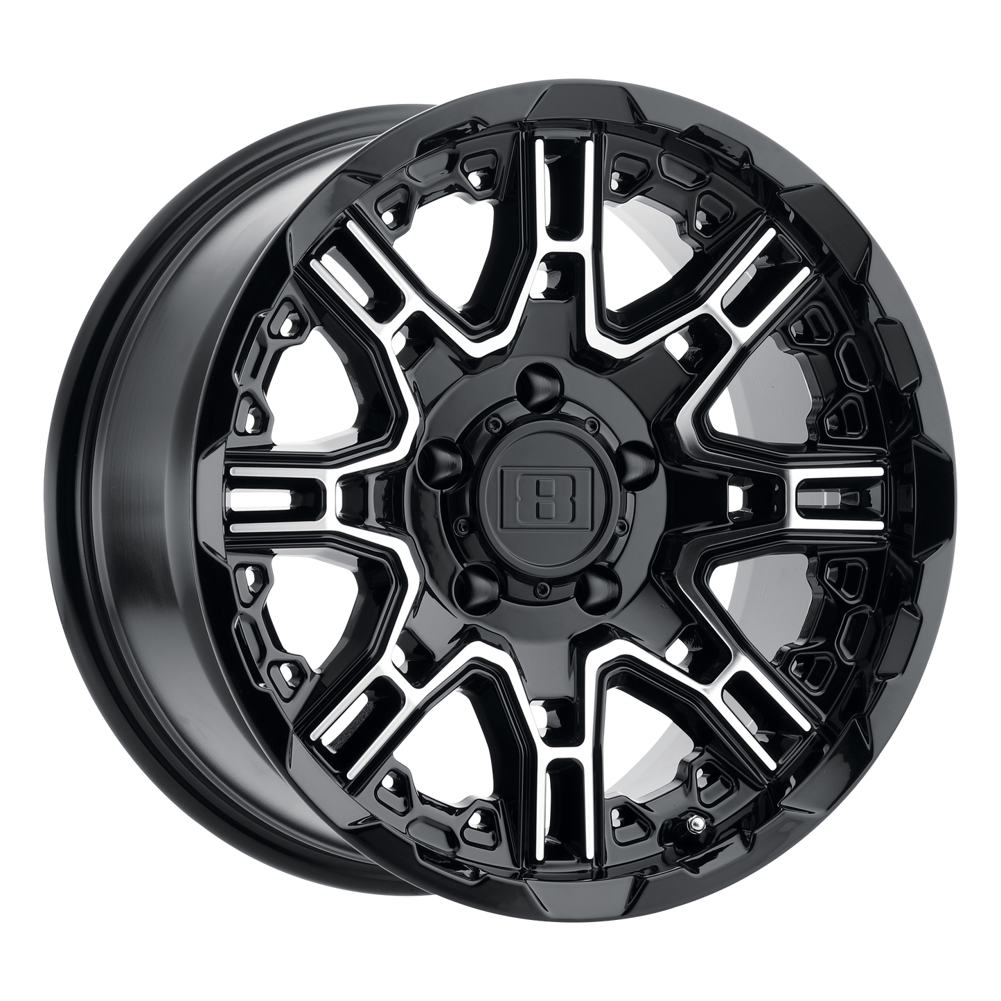 Level 8 SLINGSHOT GLOSS BLACK MACHINED