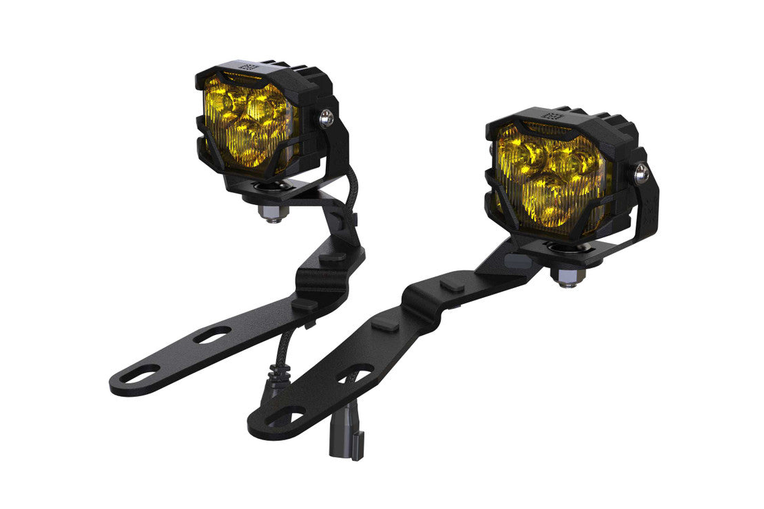 Ensemble de phares "ditch light" Morimoto pour Tacoma (16-23)