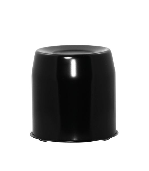 Couvre-moyeu noir fermé 4.25''