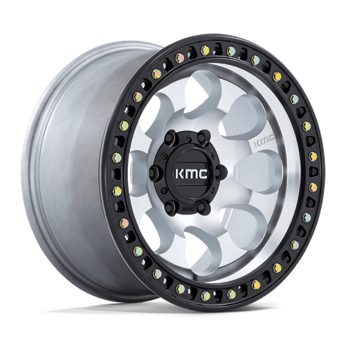 KMC KM550 RIOT SBL MACHINED W/ SATIN BLACK LIP