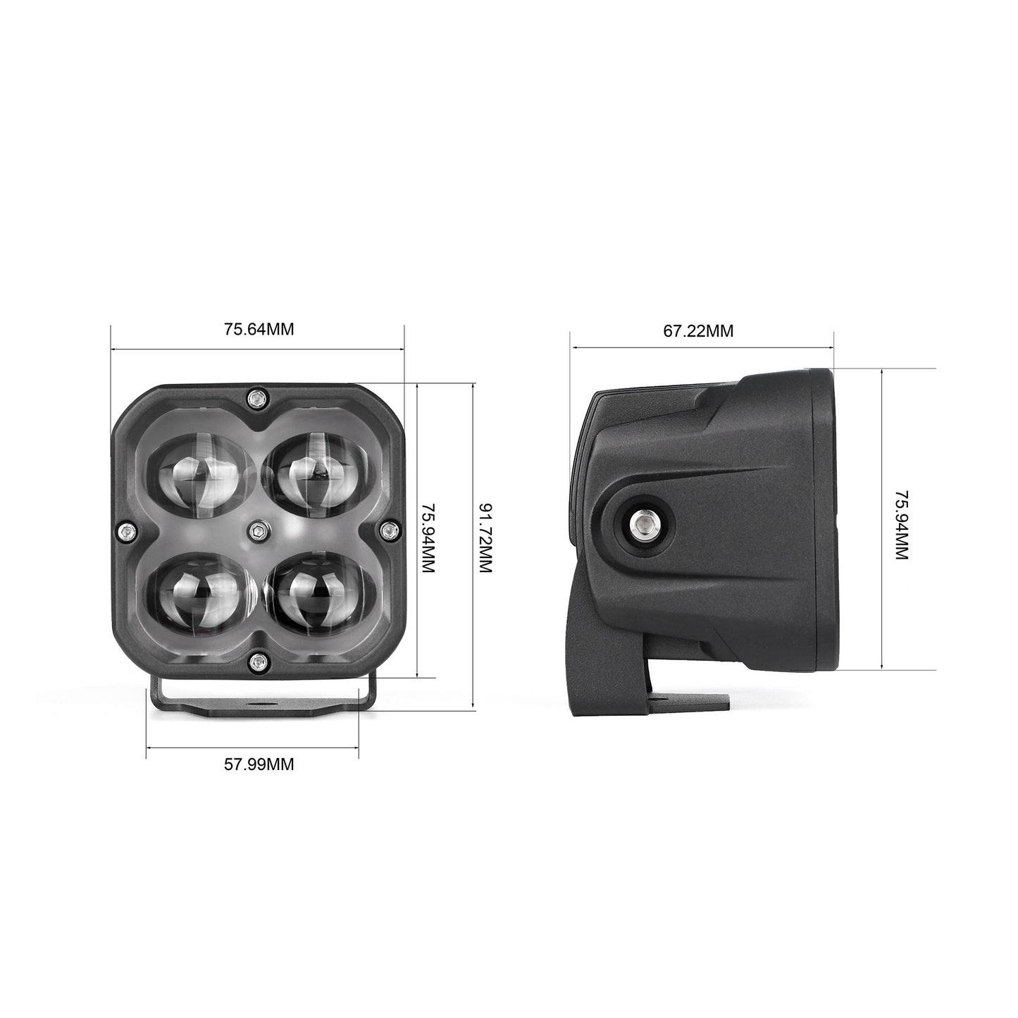 POD 3" antibrouillard 620 lumens