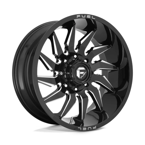 Fuel 1PC D744 SABER GLOSS BLACK MILLED
