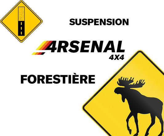 Suspension Arsenal 4x4 Forestière pour Tacoma 2005-2023