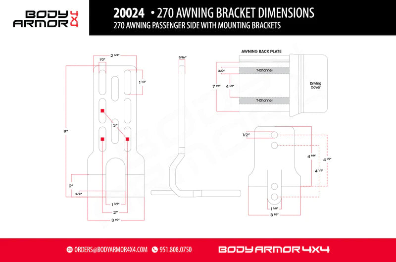 Auvent Sky Ridge 270° Body Armor