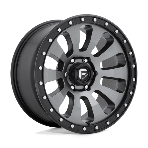 Fuel 1PC D648 TACTIC MATTE GUN METAL BLACK BEAD RING