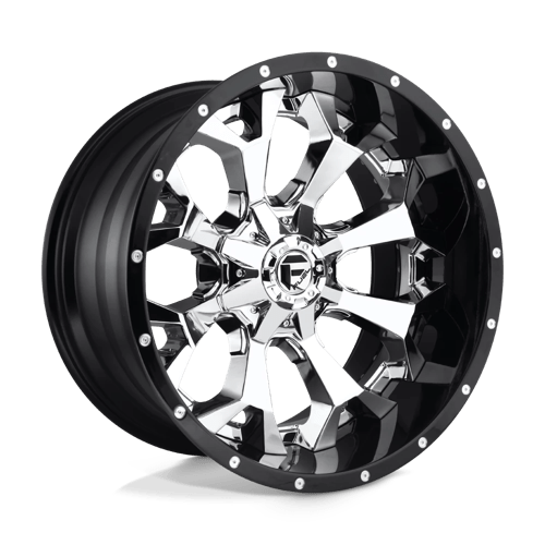 Fuel 2PC D246 ASSAULT CHROME W/ GLOSS BLACK LIP