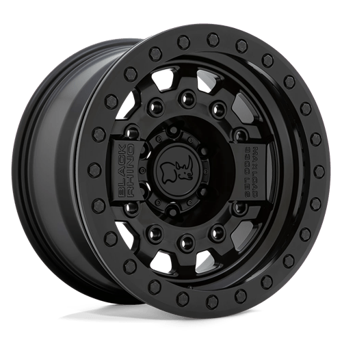 Black Rhino Hard Alloys AVENGER BEADLOCK MATTE BLACK W/ BLACK HARDWARE