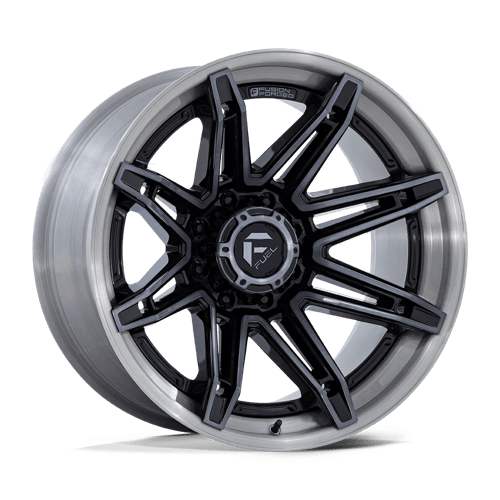 Fuel 1PC FC401 BRAWL GLOSS BLACK W/ BRUSHED GRAY TINT FACE & LIP