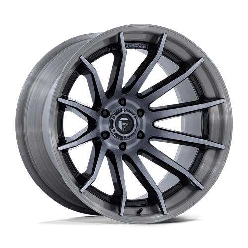 Fuel 1PC FC403 BURN GLOSS BLACK W/ BRUSHED GRAY TINT FACE & LIP