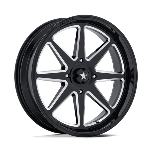 MSA Offroad Wheels M54 SPARK UTV GLOSS BLACK MILLED