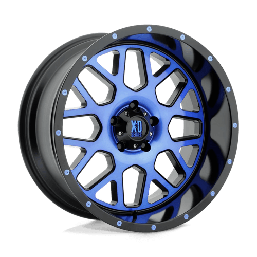 XD XD820 GRENADE SATIN BLACK MACH FACE W/ BLUE TINTED CLEAR COAT