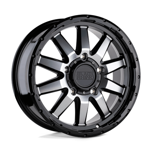 Black Rhino Hard Alloys EXCURSION GLOSS BLACK W/ MIRROR CUT FACE