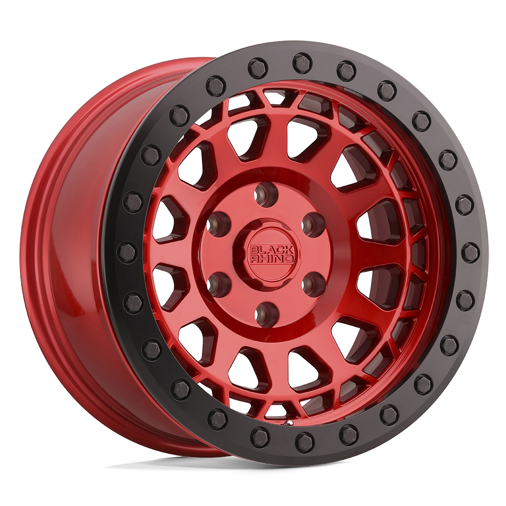 Black Rhino Hard Alloys PRIMM BEADLOCK CANDY RED W/ BLACK RING