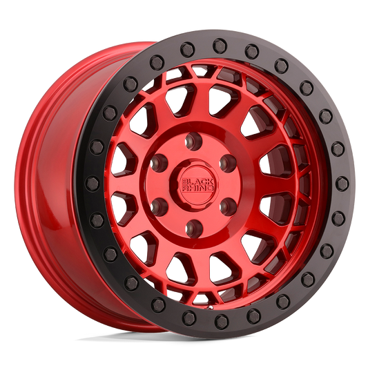 Black Rhino Hard Alloys PRIMM BEADLOCK CANDY RED W/ BLACK RING