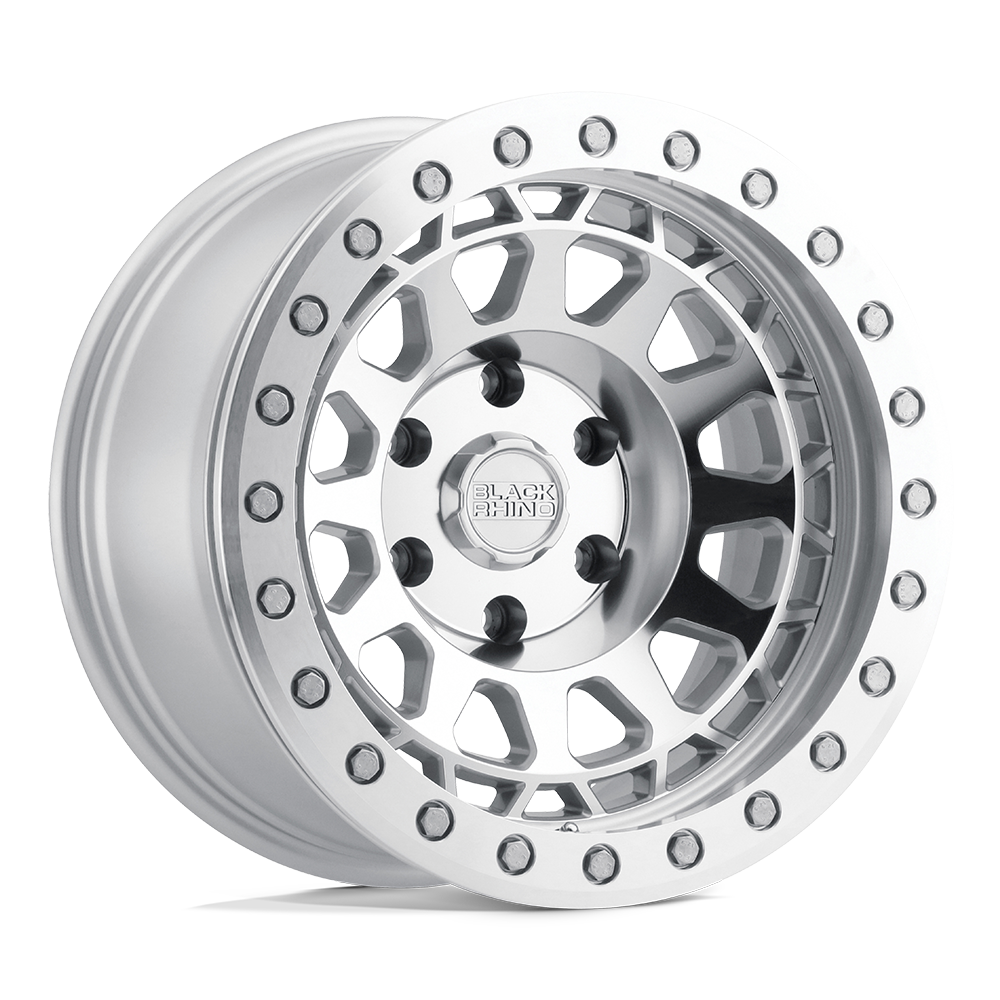 Black Rhino Hard Alloys PRIMM BEADLOCK SILVER W/ MIRROR FACE & MACHINED RING