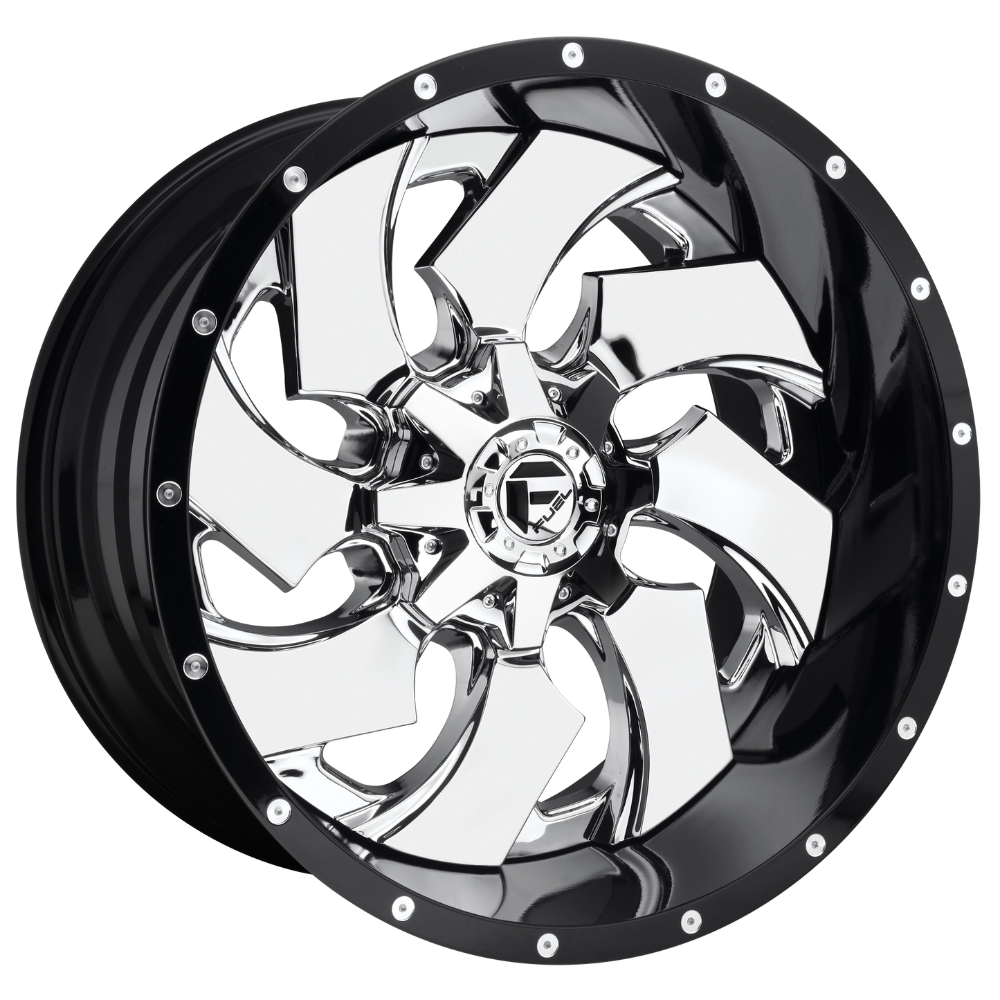 Fuel 1PC D240 CLEAVER CHROME W/ GLOSS BLACK LIP