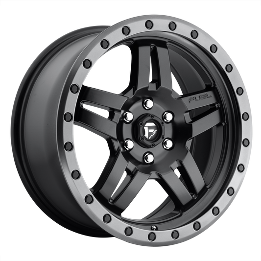 Fuel 1PC D557 ANZA MATTE BLACK GUNMETAL RING