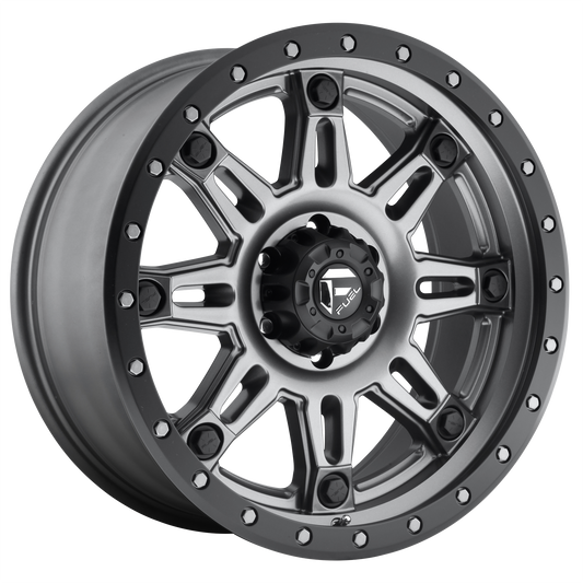 Fuel 1PC D568 HOSTAGE III MATTE GUNMETAL BLACK BEAD RING