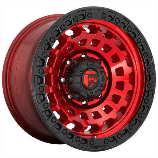 Fuel 1PC D632 ZEPHYR CANDY RED W/ BLACK BEAD RING