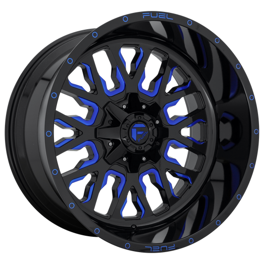 Fuel 1PC D645 STROKE GLOSS BLACK W/ BLUE TINT