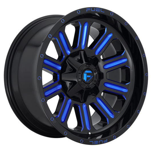 Fuel 1PC D646 HARDLINE GLOSS BLACK W/ BLUE TINT