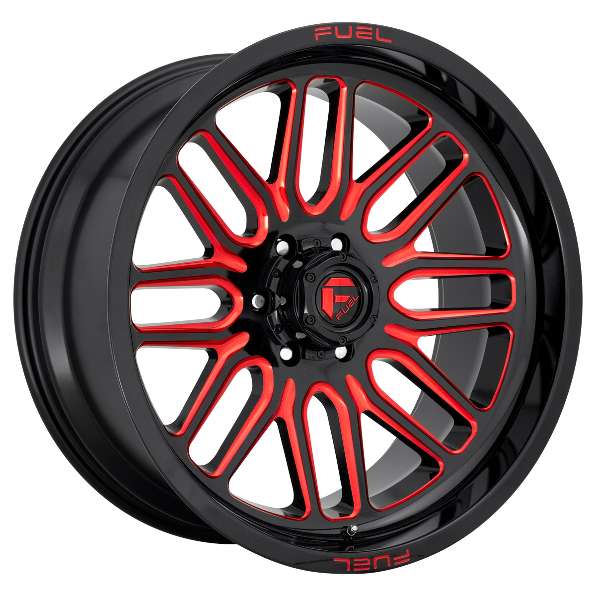 Fuel 1PC D663 IGNITE GLOSS BLACK W/ RED TINT