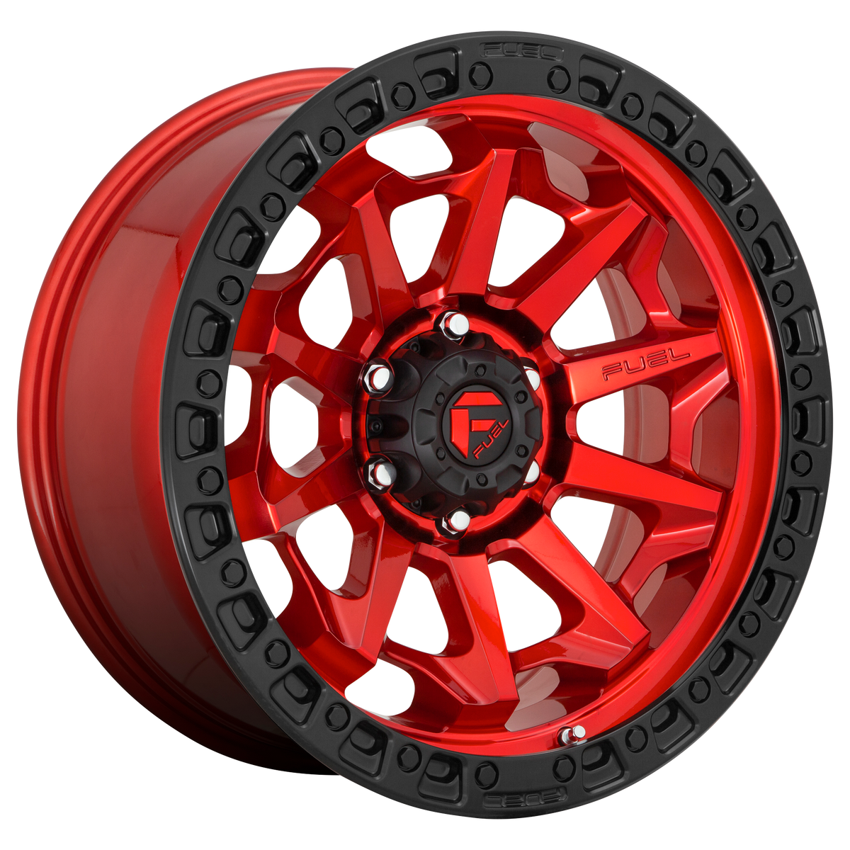 Fuel 1PC D695 COVERT CANDY RED W/ BLACK BEAD RING