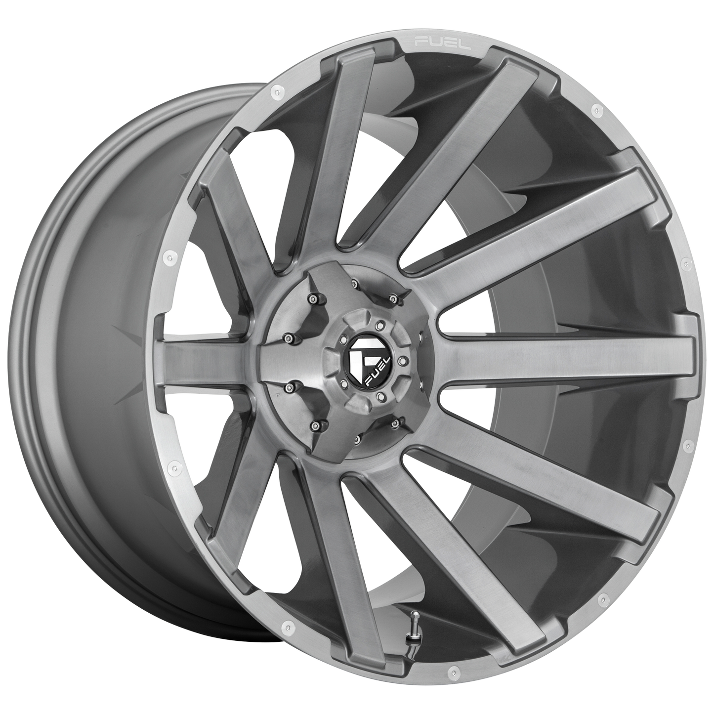 Fuel 1PC D714 CONTRA PLATINUM BRUSHED GUNMETAL