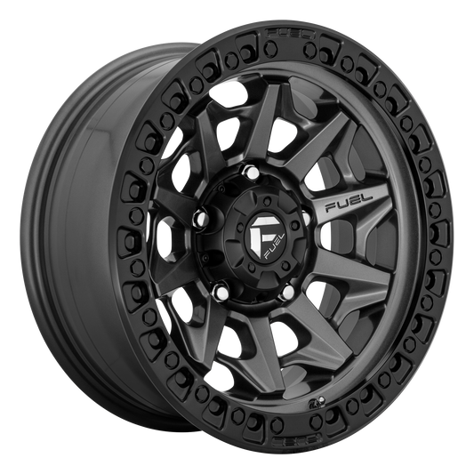 Fuel 1PC D716 COVERT MATTE GUNMETAL BLACK BEAD RING
