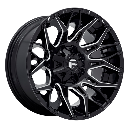 Fuel 1PC D769 TWITCH GLOSS BLACK MILLED