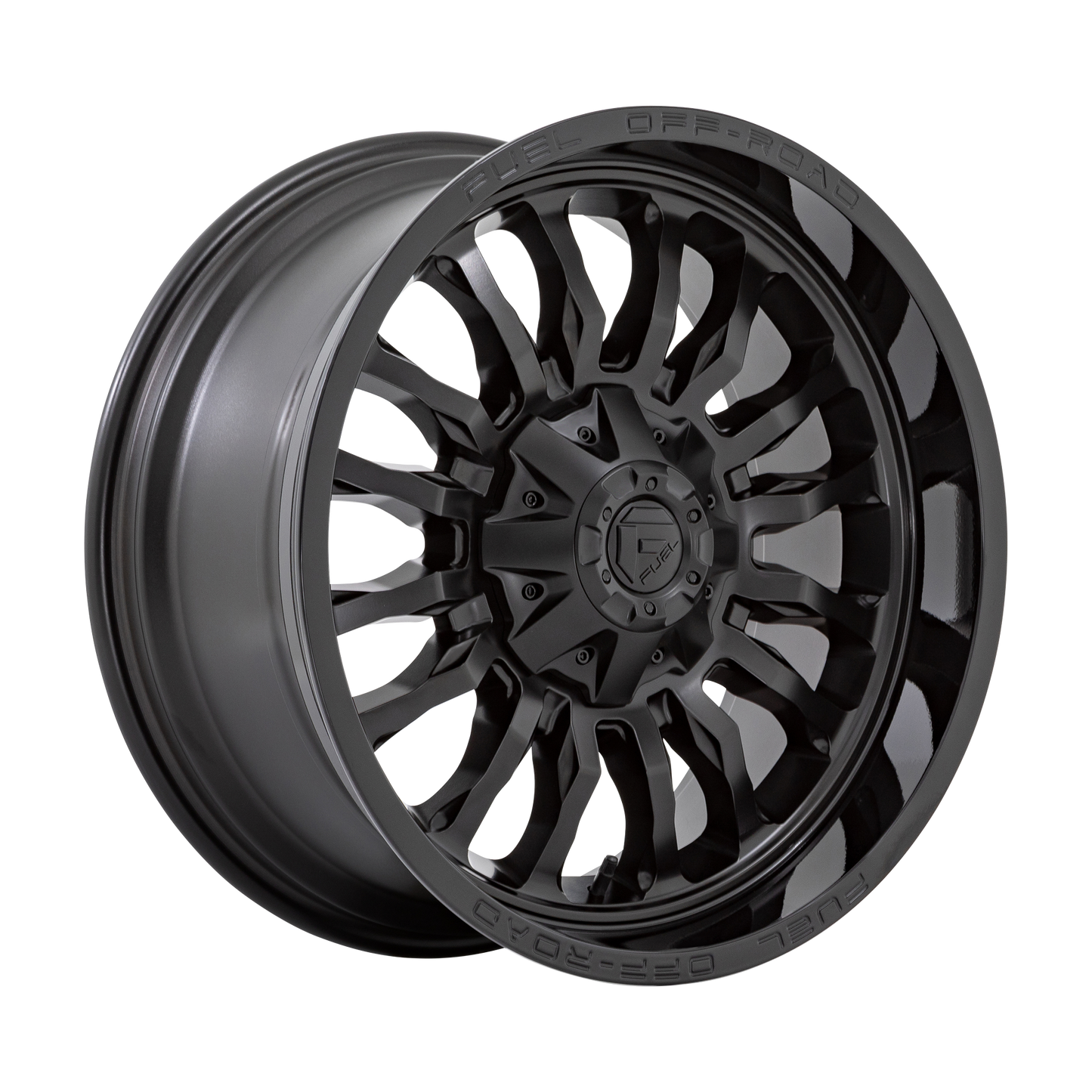 Fuel 1PC D796 ARC MATTE BLACK W/ GLOSS BLACK LIP