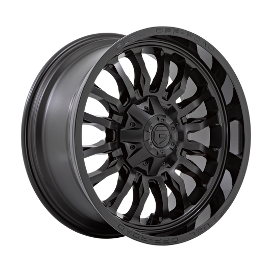 Fuel 1PC D796 ARC MATTE BLACK W/ GLOSS BLACK LIP