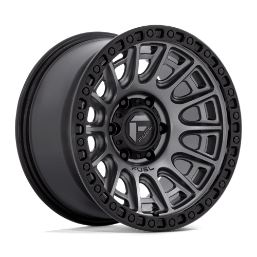 Fuel 1PC D835 CYCLE MATTE GUNMETAL W/ BLACK RING
