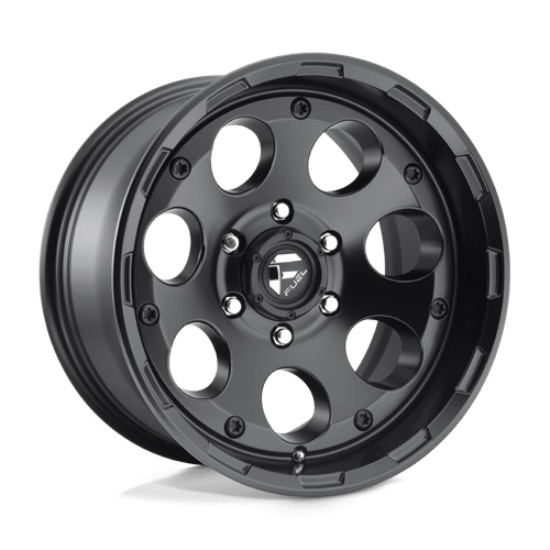 Fuel 1PC D608 ENDURO MATTE BLACK