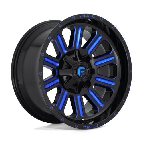 Fuel 1PC D646 HARDLINE GLOSS BLACK BLUE TINTED CLEAR