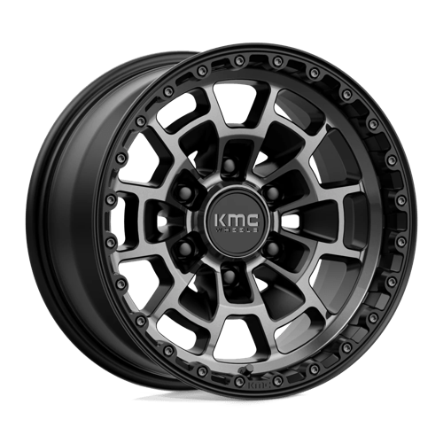 KMC KM718 SUMMIT SATIN BLACK W/ GRAY TINT