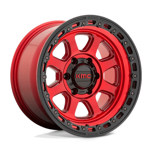 KMC KM548 CHASE CANDY RED W/ BLACK LIP