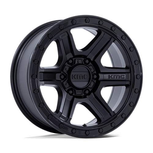 KMC KM551 OUTRUN MATTE BLACK W/ GLOSS BLACK LIP