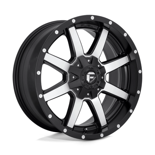 Fuel 1PC D537 MAVERICK MATTE BLACK MACHINED