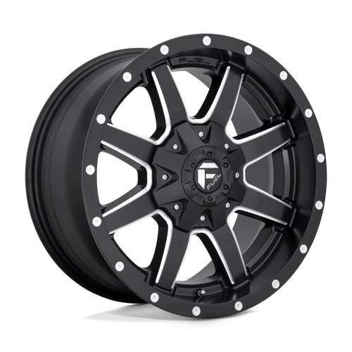 Fuel 1PC D538 MAVERICK MATTE BLACK MILLED