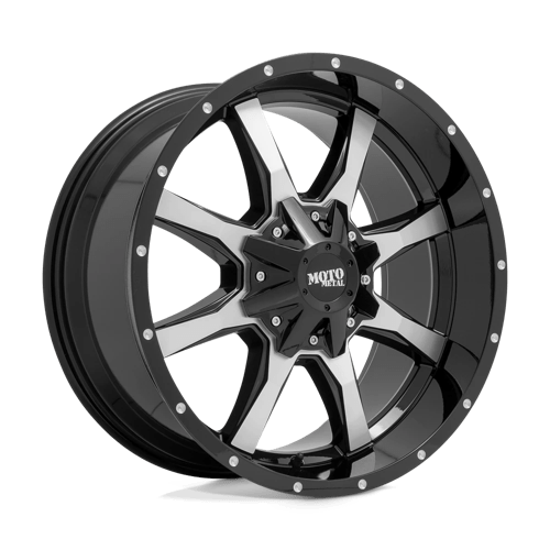 Moto Metal MO970 GLOSS BLACK W/ MACHINED FACE